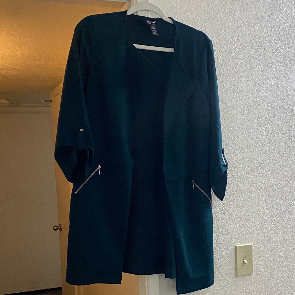 Soho Apparel Dark Teal Blazer